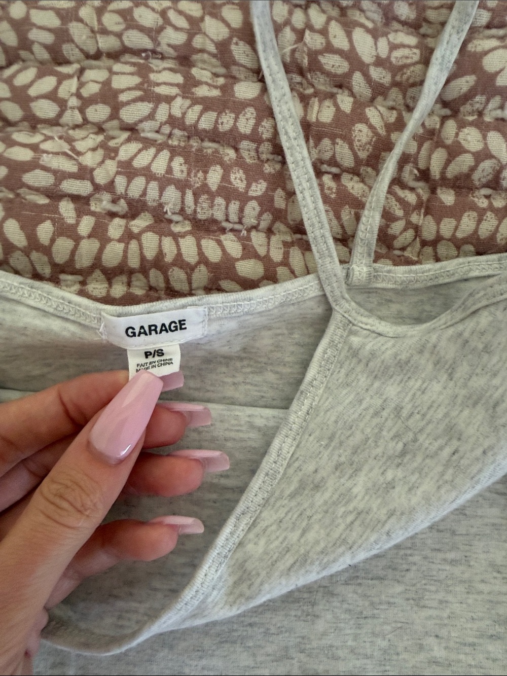 Garage Light Gray Cami - Picture 2 of 3